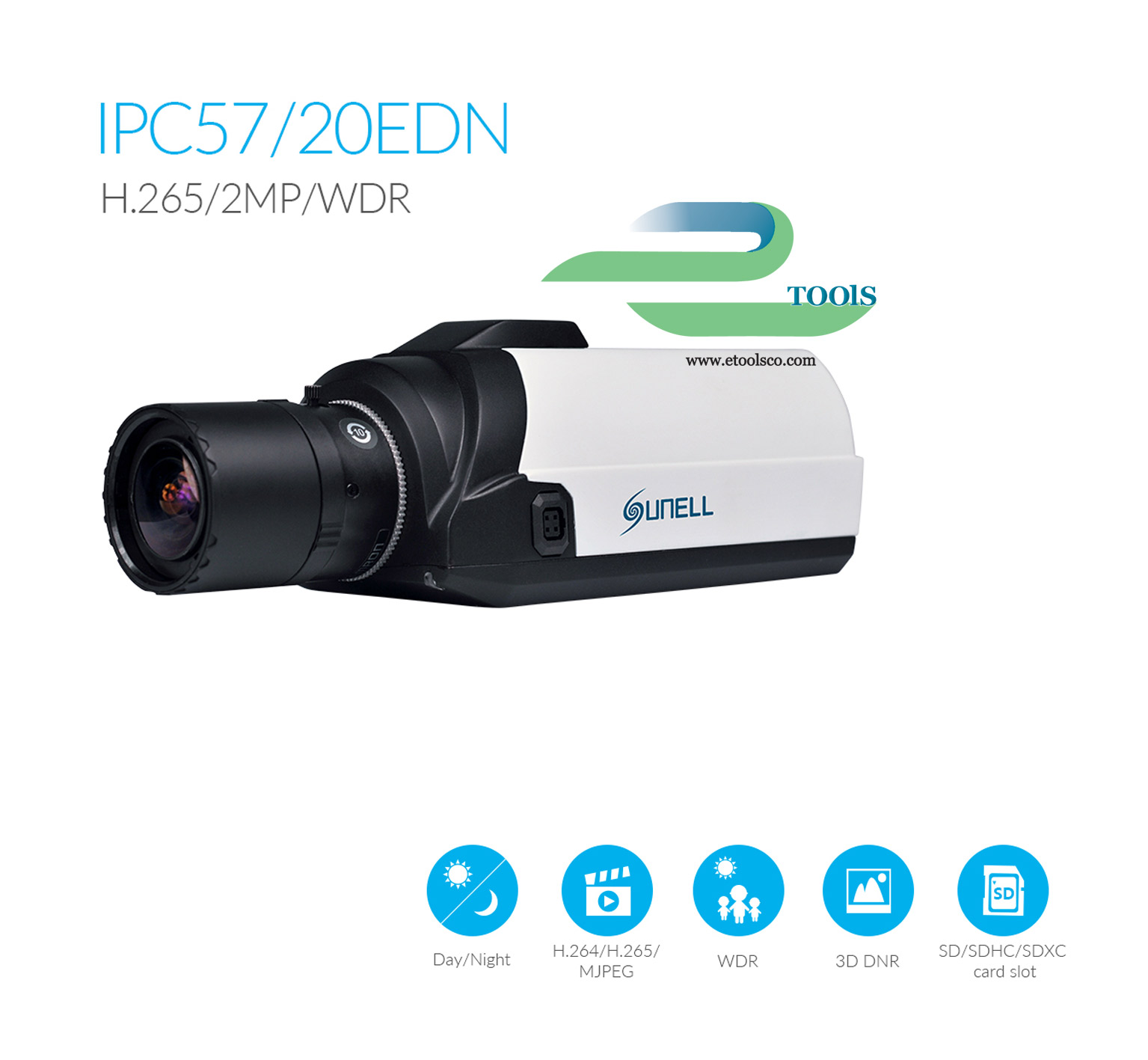 دوربین مداربسته شبکه سانل SN IPC57/20EDN